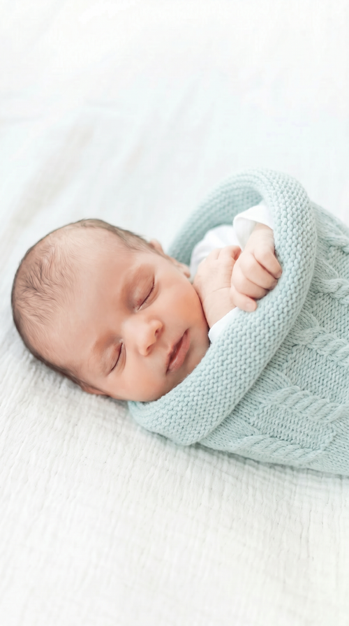 Calma Baby Cocoon Premium: 100% Merino Wool - Green Sage