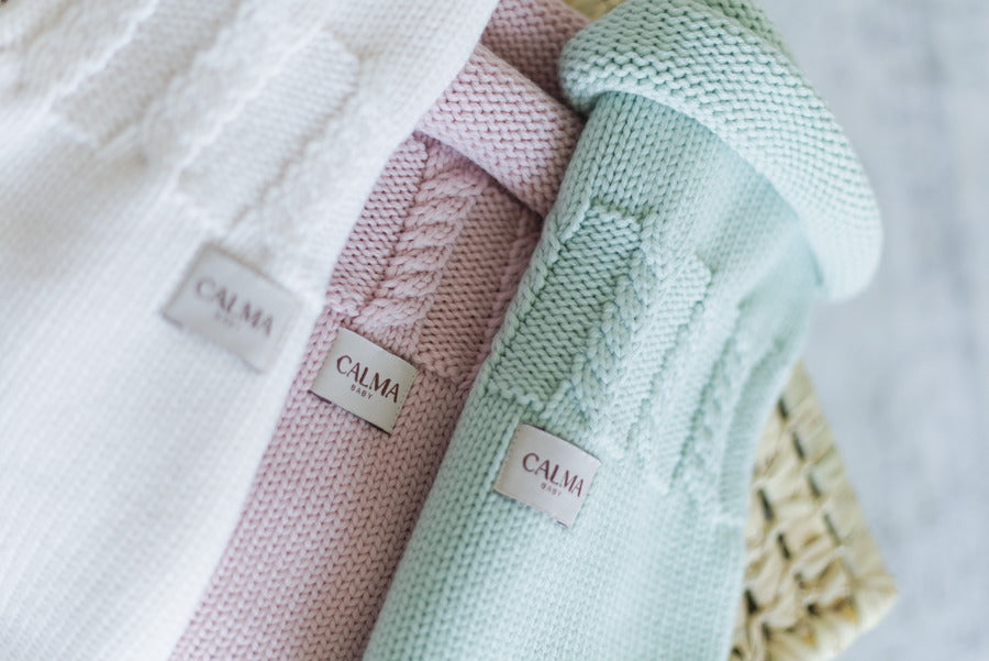 Calma Baby Cocoon Premium: 100% Merino Wool - 4 Season Cream